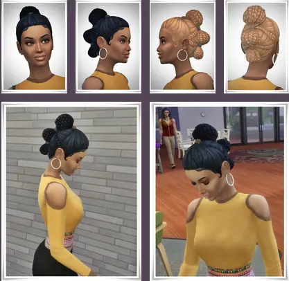 Birksches sims blog: Stella Hair for Sims 4