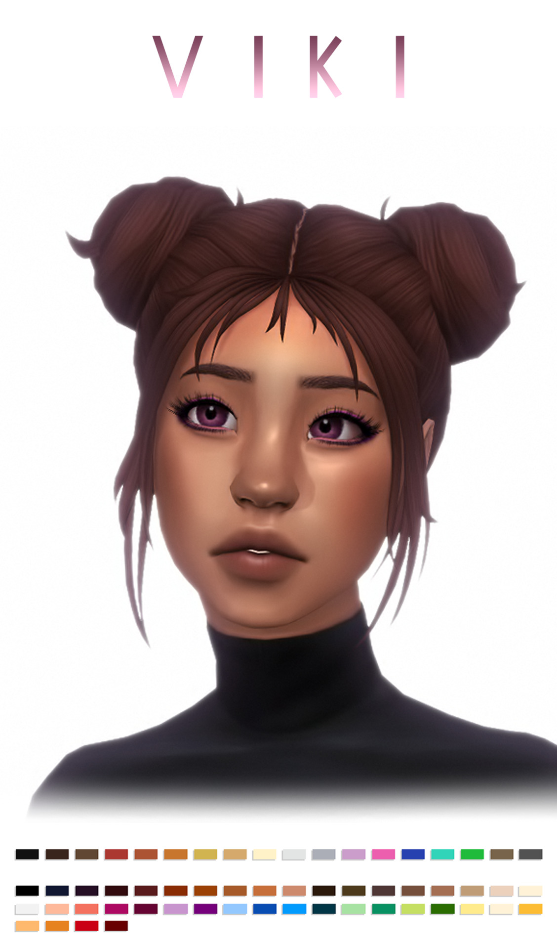 Simandy Viki Hair Sims 4 Hairs