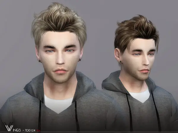 The Sims Resource: Wingssims Hair for Sims 4
