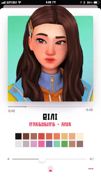 Marso Sims: Bini hair for Sims 4