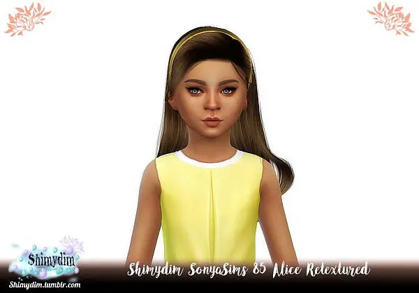 Alice Hair Retexture ~ Shimydim for Sims 4