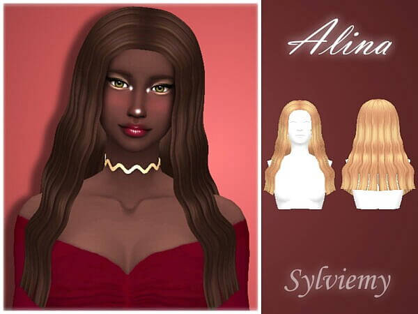 Alina Haistyle by Sylviemy ~ The Sims Resource for Sims 4