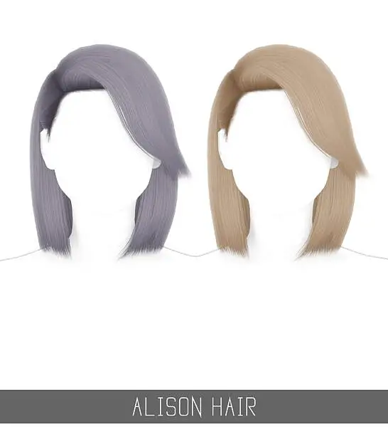 Alison Hair ~ Simpliciaty for Sims 4