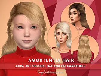 Amortentia Hair Girls by SonyaSimsCC