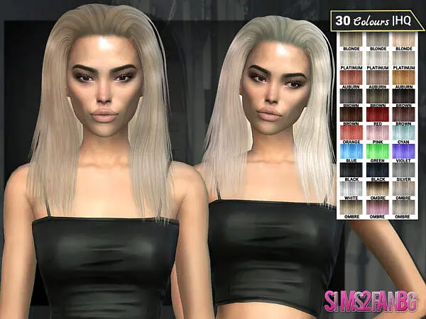 Hairstyle 9 Dara by sims2fanbg ~ The Sims Resource for Sims 4