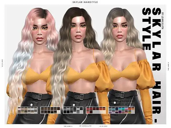LeahLillith Skylar Hairstyle ~ The Sims Resource for Sims 4