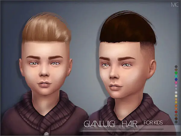Mathcope Gianluigi Hair B ~ The Sims Resource for Sims 4