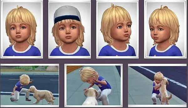 SkyLer Toddler Hair ~ Birksches Sims Blog for Sims 4
