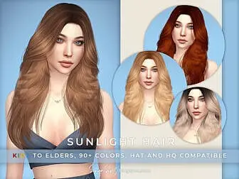 Sunlight Hair by SonyaSimsCC