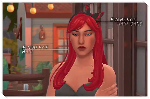 Lullaby and Evanesce Hairs ~ Simandy for Sims 4