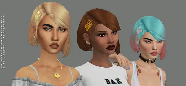 Angele Hairstyle ~ Candy Sims 4 for Sims 4