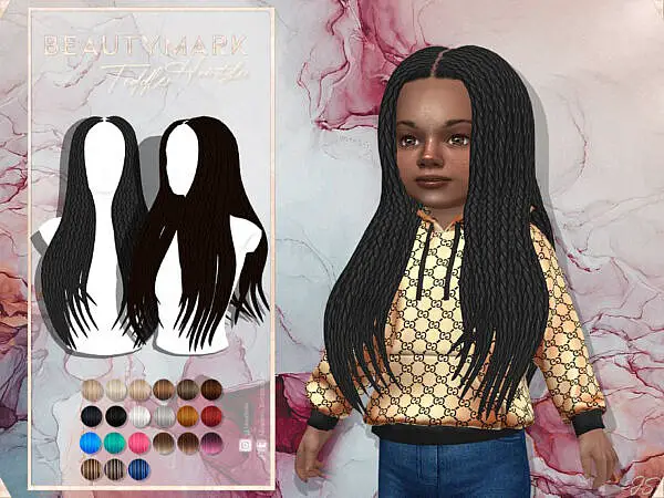 JavaSims Beauty Mark Hair Toddlers ~ The Sims Resource for Sims 4
