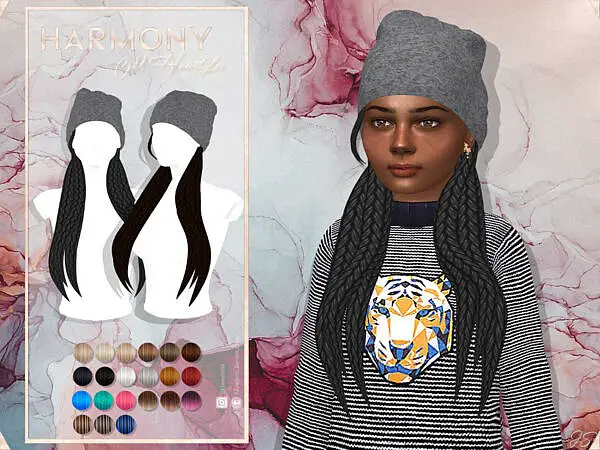 Harmony Hair Child Conversion by JavaSims ~ The Sims Resource for Sims 4