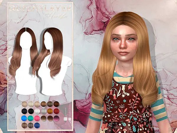 JavaSims Queens Layer Hairstyle ~ The Sims Resource for Sims 4