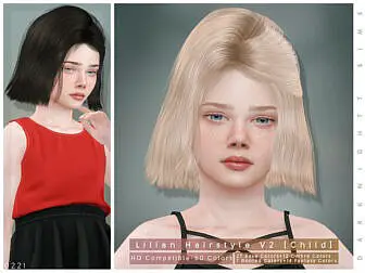 Lilian Hairstyle V2 Child by DarkNighTt