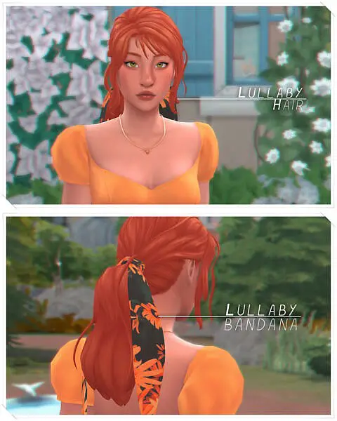 Lullaby and Evanesce Hairs ~ Simandy for Sims 4