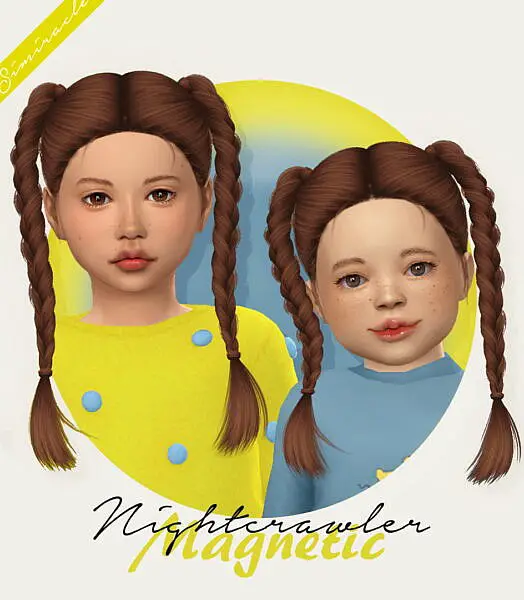 Nightcrawler`s Magnetic Hair Retextured ~ Simiracle for Sims 4