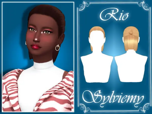 Rio Hairstyle by Sylviemy ~ The Sims Resource for Sims 4