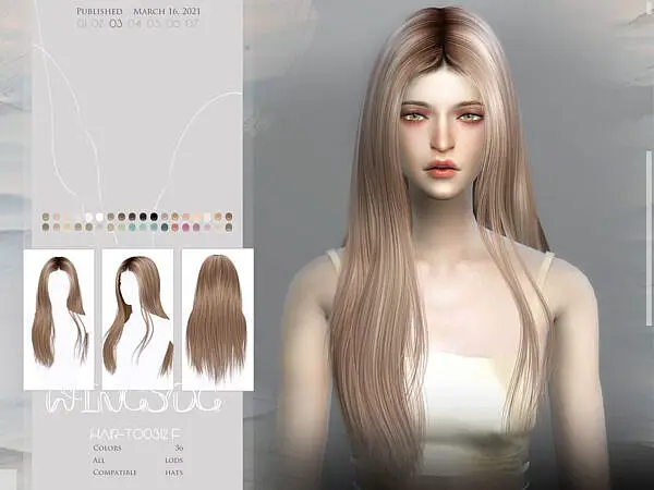 WINGS TO0312 Hair ~ The Sims Resource for Sims 4