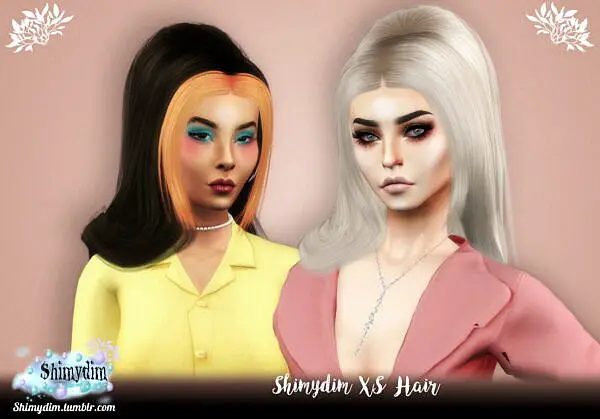XS Hair Chunky ~ Shimydim for Sims 4