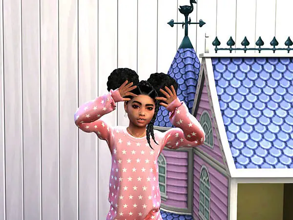 Nevaeh Hair child by drteekaycee ~ The Sims Resource for Sims 4