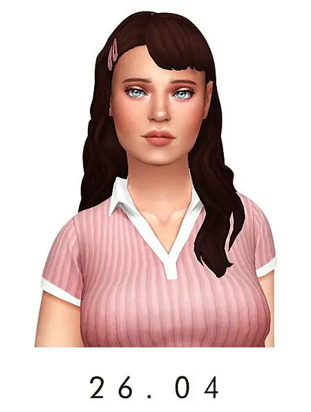April Hairs ~ Isjao for Sims 4