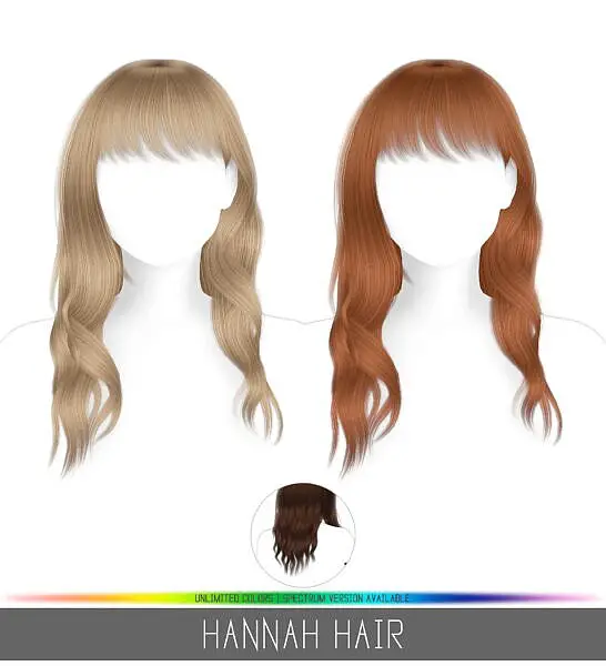 Hannah Hair ~ Simpliciaty for Sims 4