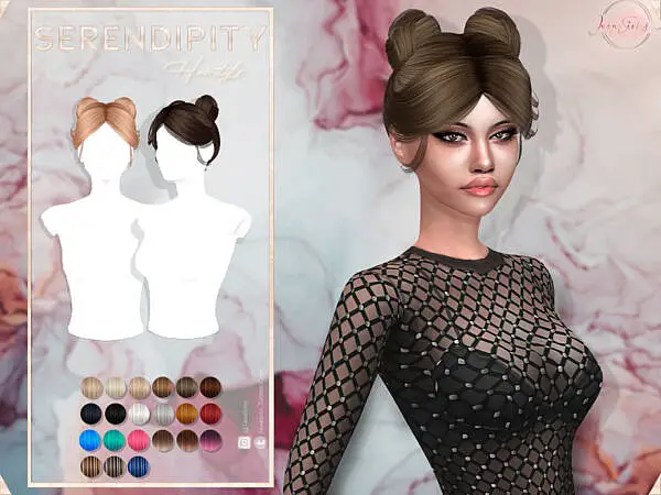 JavaSims Serendipity Hairstyle ~ The Sims Resource for Sims 4