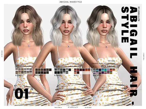 LeahLillith Abigail Hairstyle ~ The Sims Resource for Sims 4