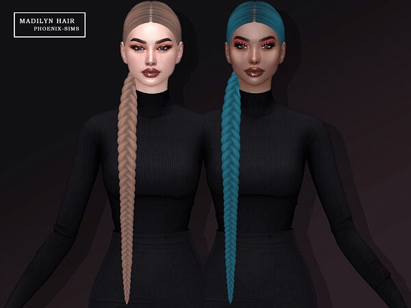 Winter, Madilyn, Hairs and Nightcrawler Hair Conversion ~ Phoenix Sims for Sims 4