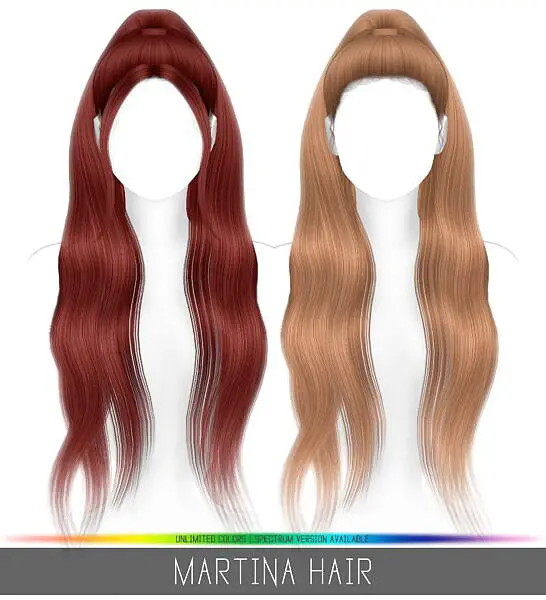 Martina Hair ~ Simpliciaty for Sims 4