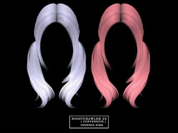 Winter, Madilyn, Hairs and Nightcrawler Hair Conversion ~ Phoenix Sims for Sims 4