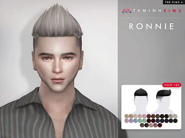 Ronnie Hairstyle by TsminhSims ~ The Sims Resource for Sims 4