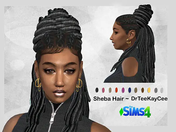 Sheba Hairstyle by drteekaycee ~ The Sims Resource for Sims 4