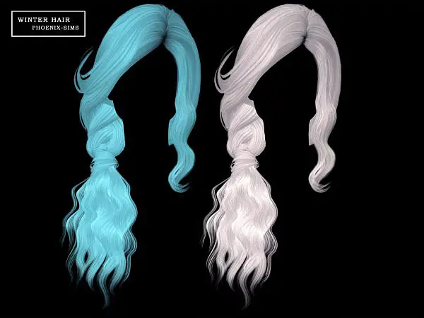 Winter, Madilyn, Hairs and Nightcrawler Hair Conversion ~ Phoenix Sims for Sims 4