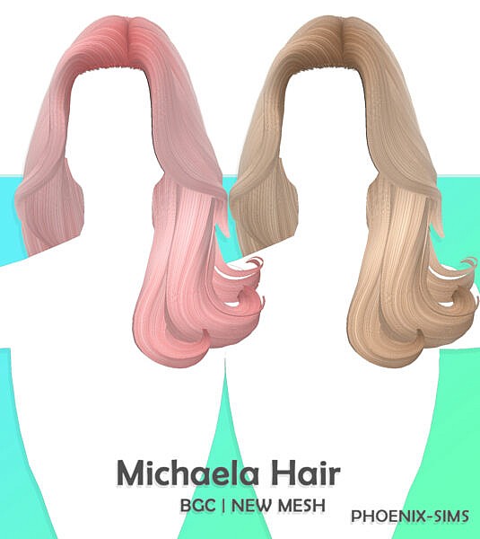 Eve and Michaela Hairs ~ Phoenix Sims for Sims 4