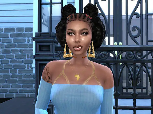 Braided Wonder Hair by drteekaycee ~ The Sims Resource for Sims 4