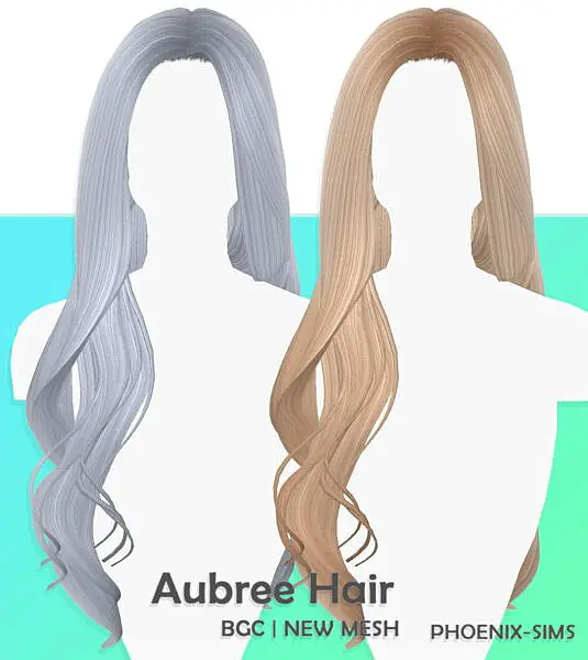 Nevaeh and Aubree Hairs ~ Phoenix Sims for Sims 4