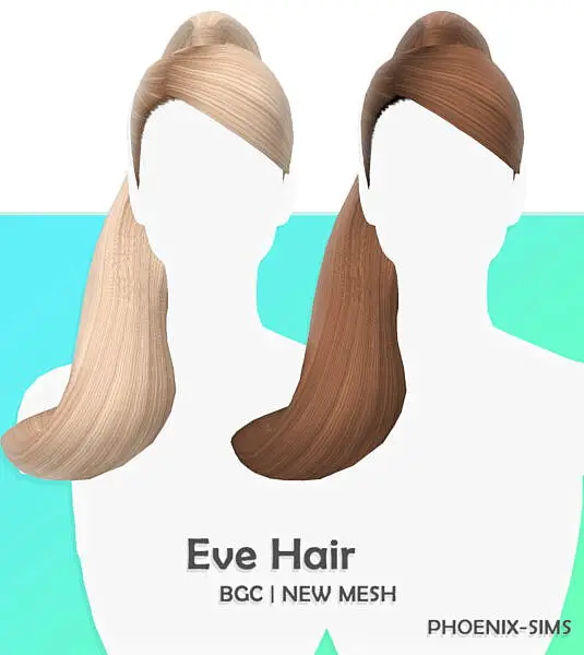 Eve and Michaela Hairs ~ Phoenix Sims for Sims 4