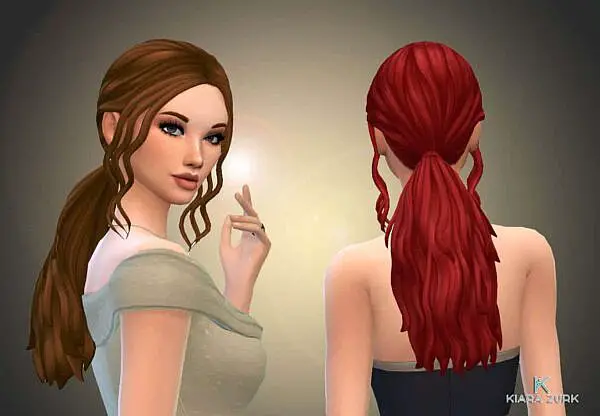 Alisha Hairstyle ~ Mystufforigin for Sims 4
