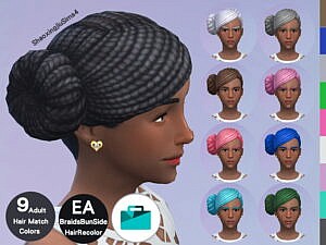 BraidsBunSide Hair Recolor by jeisse197