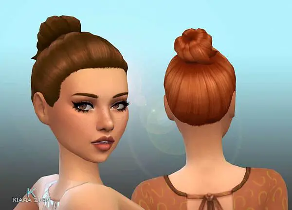Bun Hair Conversion ~ Mystufforigin for Sims 4