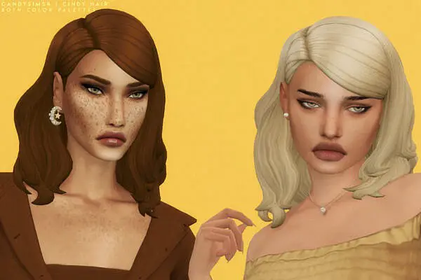 Cindy Hairstyle ~ Candy Sims 4 for Sims 4