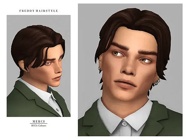 Freddy Hairstyle by Merci ~ The Sims Resource for Sims 4