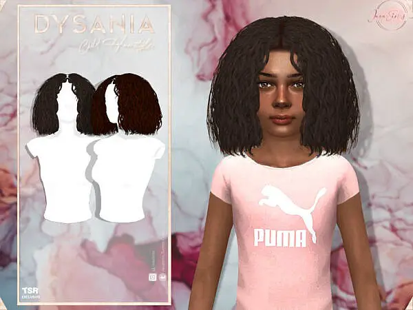 JavaSims  Dysania Hair ~ The Sims Resource for Sims 4