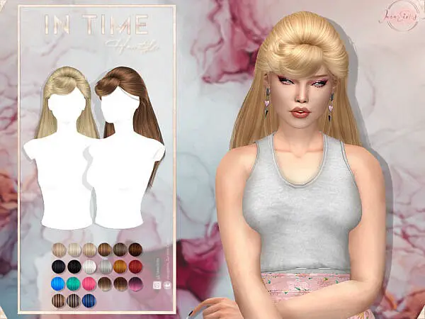 JavaSims In Time Hair ~ The Sims Resource for Sims 4