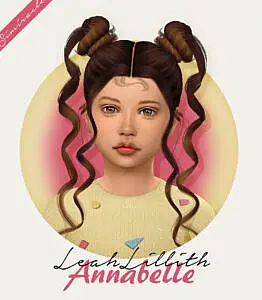 LeahLillith Annabelle Hair retextured