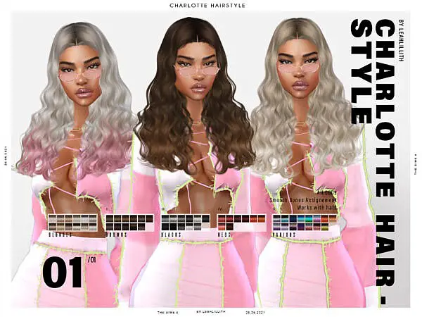 LeahLillith Charlotte Hairstyle ~ The Sims Resource for Sims 4