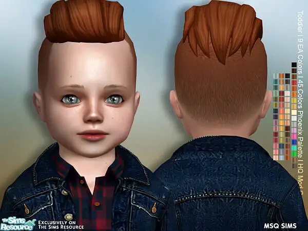 Lukas Hair Toddler by MSQSIMS ~ The Sims Resource for Sims 4