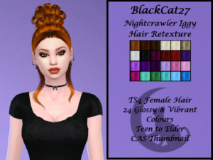 Nightcrawler`s Iggy Hair Retexture by BlackCat27